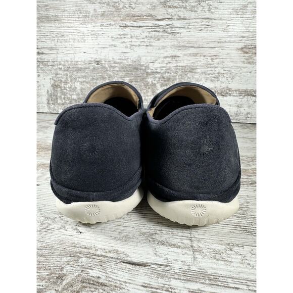 Men's UGG Cali Blue Suede Wingtip Penny Loafers Sz 11.5 - Picture 5 of 9